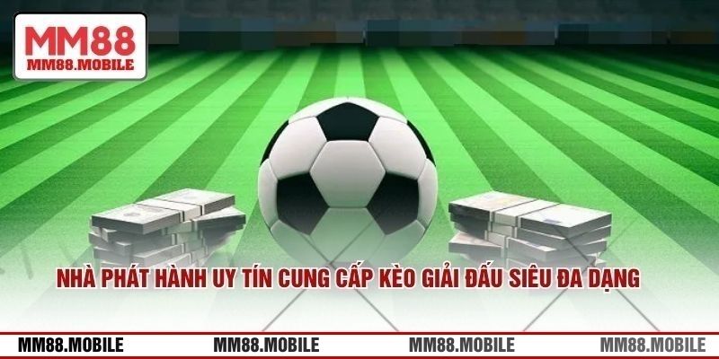 Nhà phát hành uy tín cung cấp kèo giải đấu siêu đa dạng 